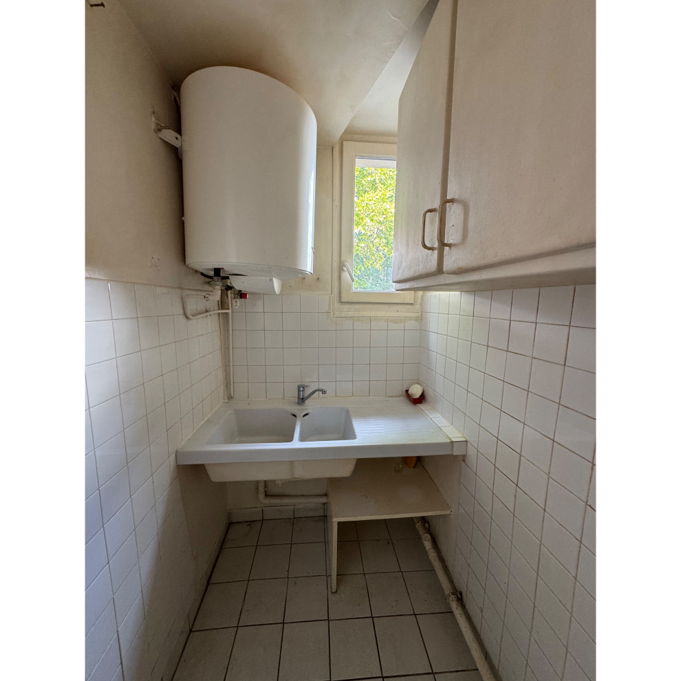 Projet Père Lachaise, rénovation d'un appartement de 34m2