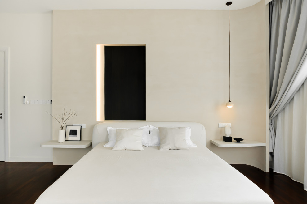 Scandinavian bedroom in Singapore.