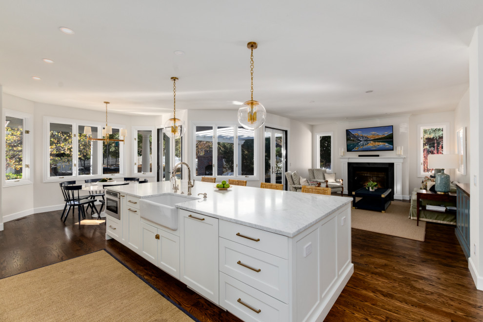 Inspiration for a transitional kitchen remodel in Denver