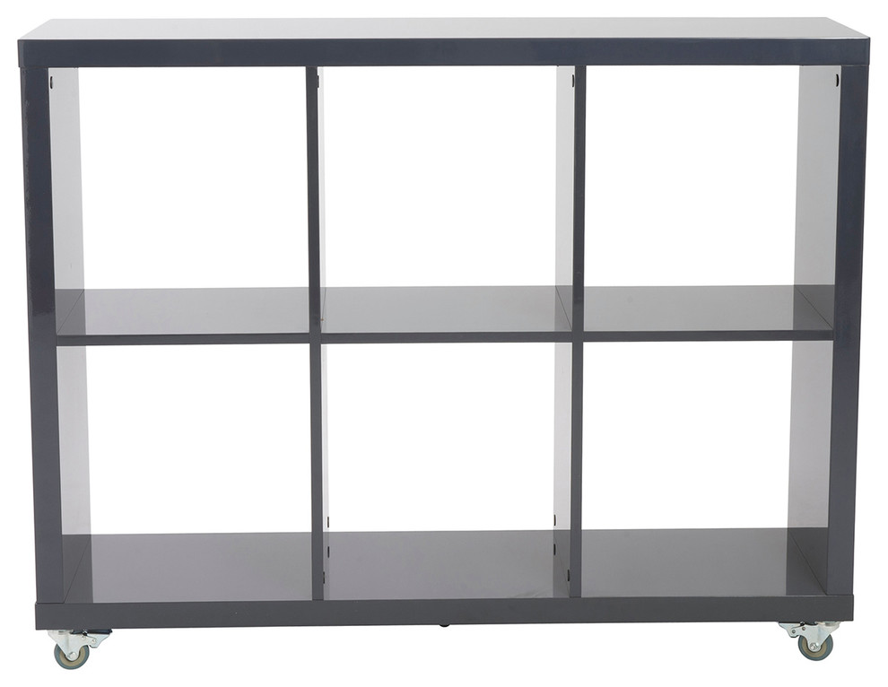 Euro Style Sabra Collection Sabra 2X3 Storage Unit in Gray