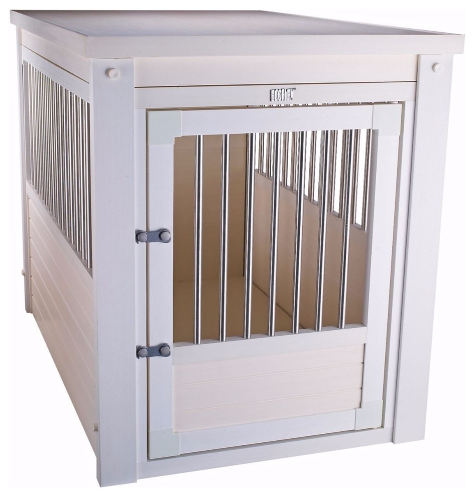 ecoFLEX Dog Crate End Table Transitional Dog Kennels And Crates