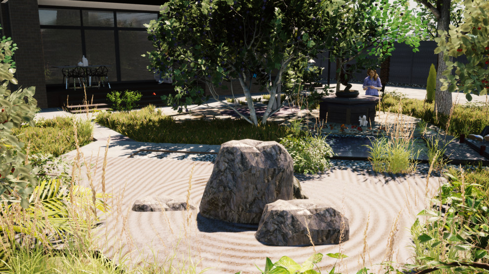 Благоустройство дачного участка. Сад в японском стиле