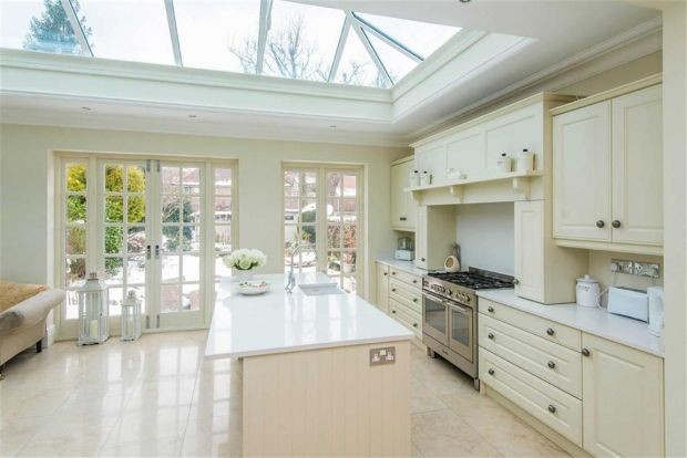 Luxury Orangery Extension Contemporary Kitchen Manchester