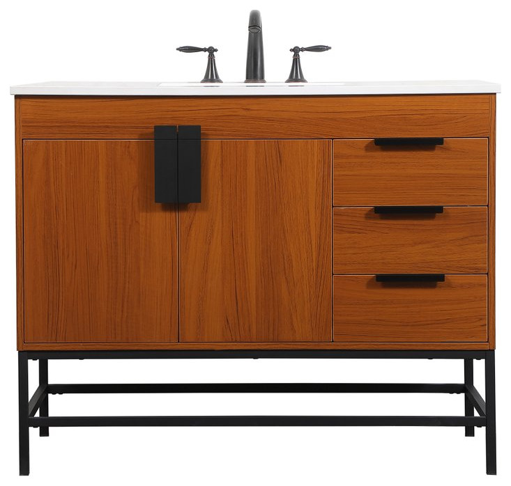 22" Modern BlueLight Bathroom Vanity Transitional Bathroom Vanities And Sink Consoles by