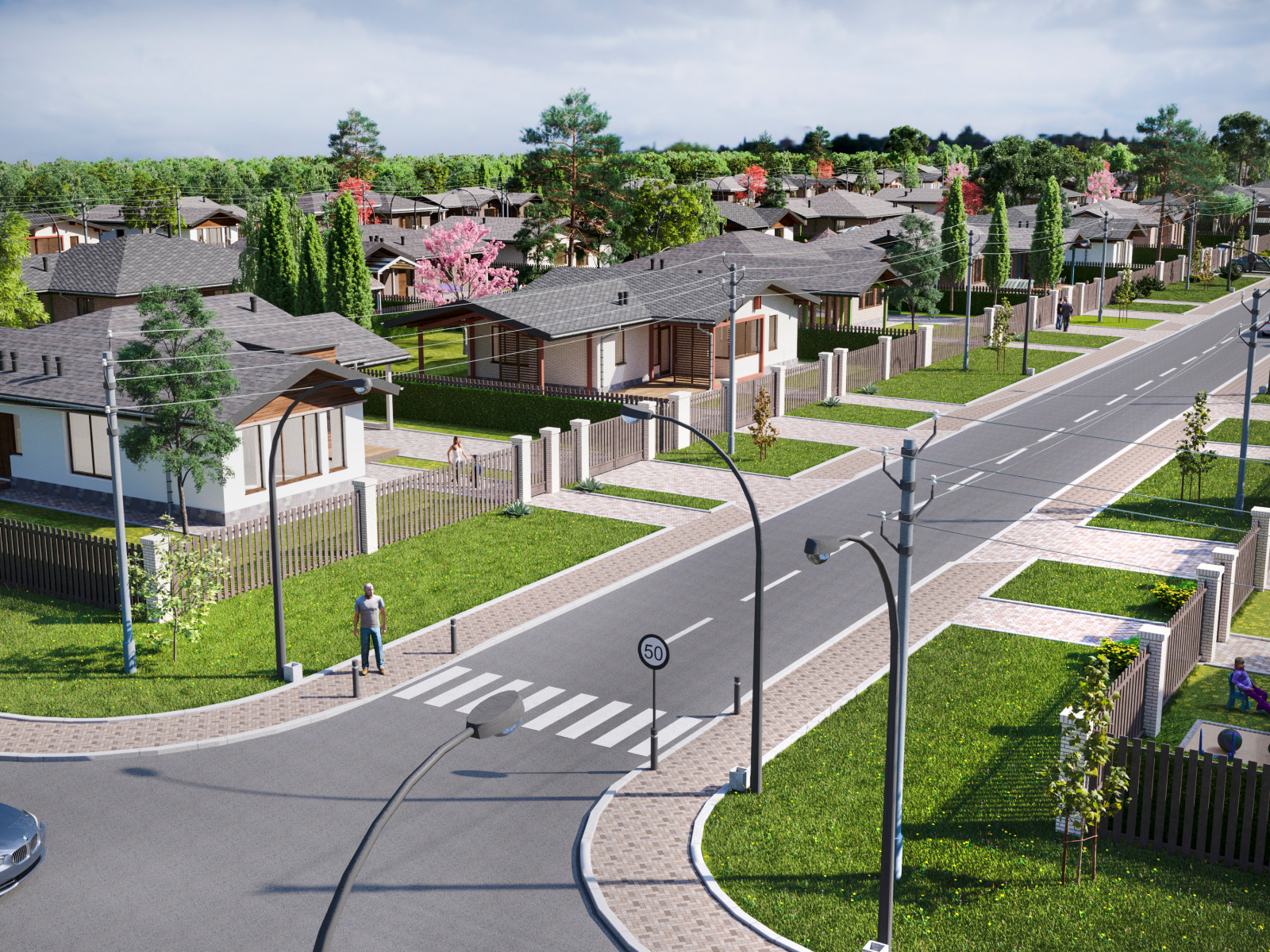 Микрорайон "Солнечный" в с. Красносельское