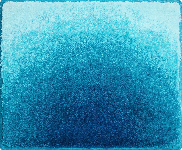 Small Sunshine Bath Mat, Turquoise, 50x60 cm