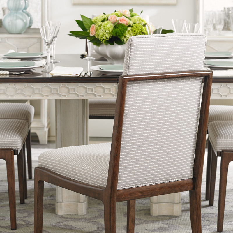 Example of a transitional home design design in New York