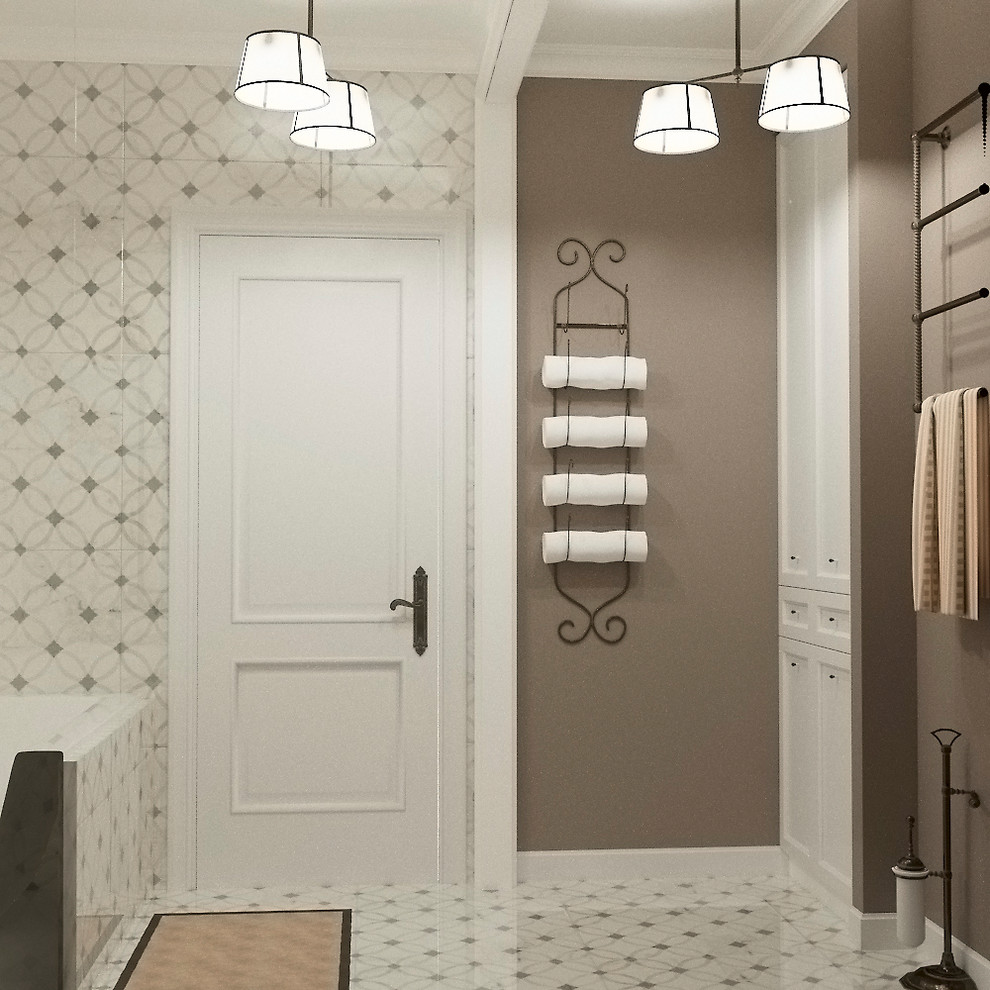 Санузел в классическом стиле