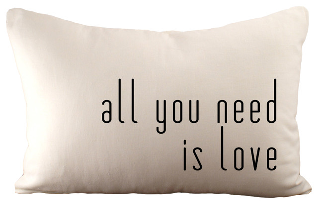 "All You Need is Love" Throw Pillow