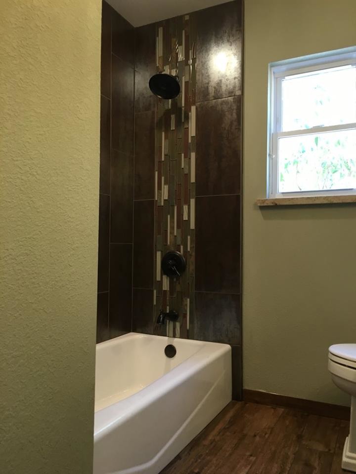Transitional Shower Remodel in Mountain Ranch, California