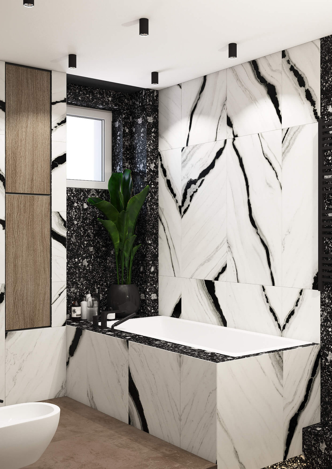 Дизайн санузла в ЖК Duderhov club