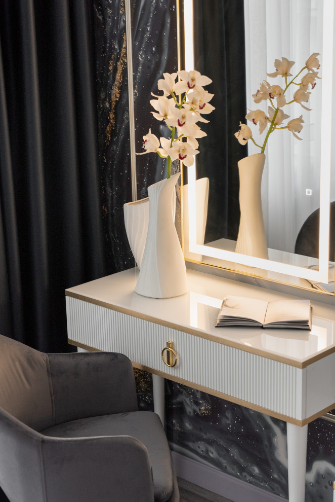 Неоклассика с акцентами индиго