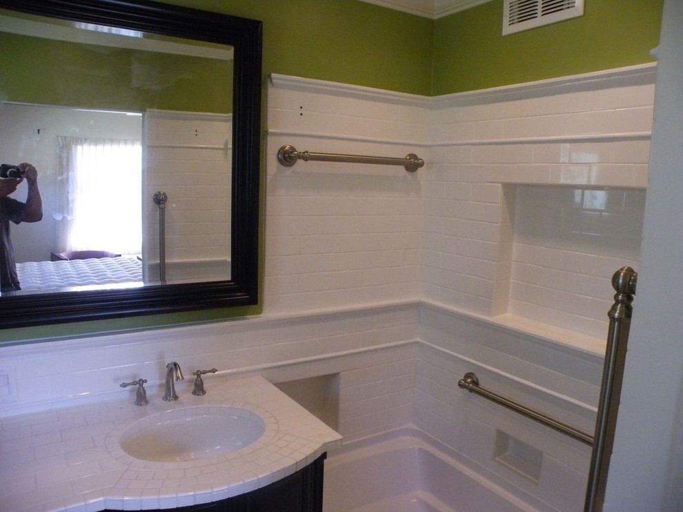 Bathroom - rustic bathroom idea in Phoenix