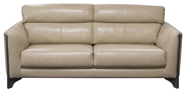 Diamond Sofa Monaco Blended Leather With Ash Wood Trim And Leg Diamond Sofa Monaco Blended Leather With Ash Wood Trim And Leg Tan