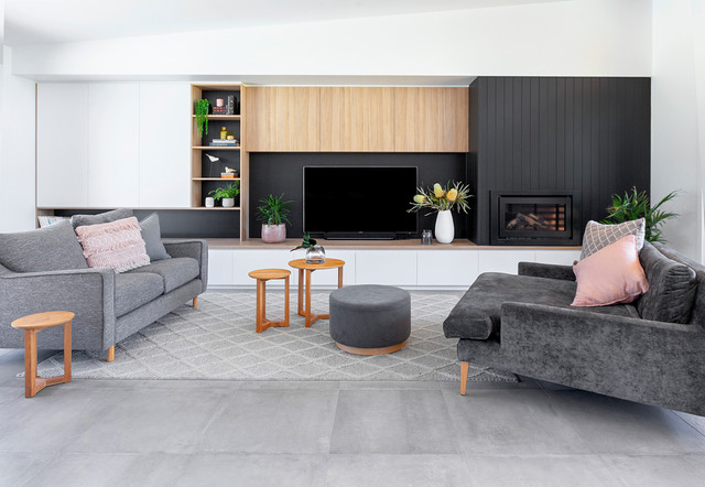 Moolap Residence contemporary-living-room
