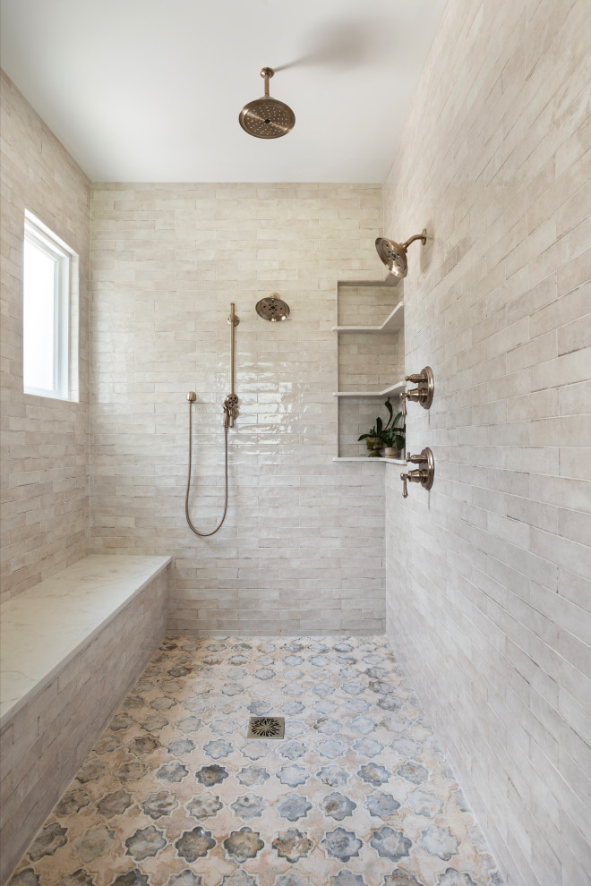 Bathroom - transitional bathroom idea in Nashville
