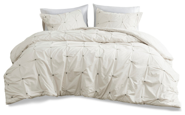 INK+IVY Percale Comforter Set With Embroidery, King/California King