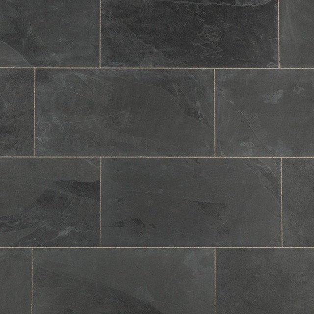 Natural Janeiro Slate Tile Montauk Black 12 X12 Contemporary Natural Janeiro Slate Tile Montauk Black 12 X12