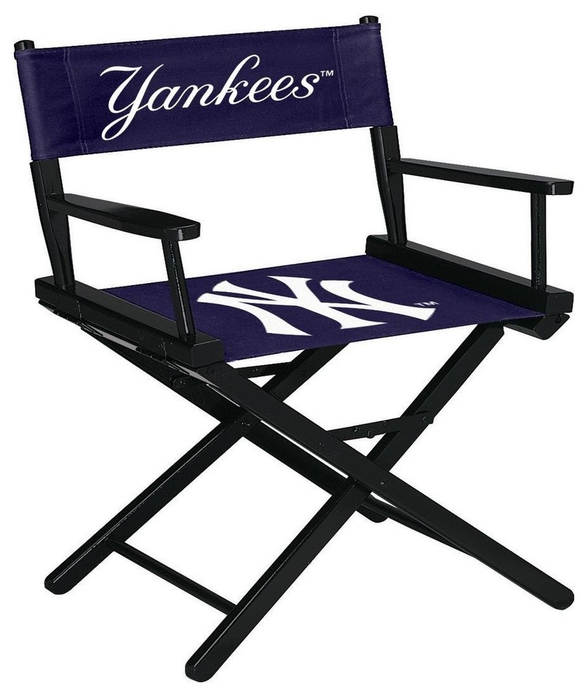 New York Yankees Table Height Directors Chair Contemporary Folding
