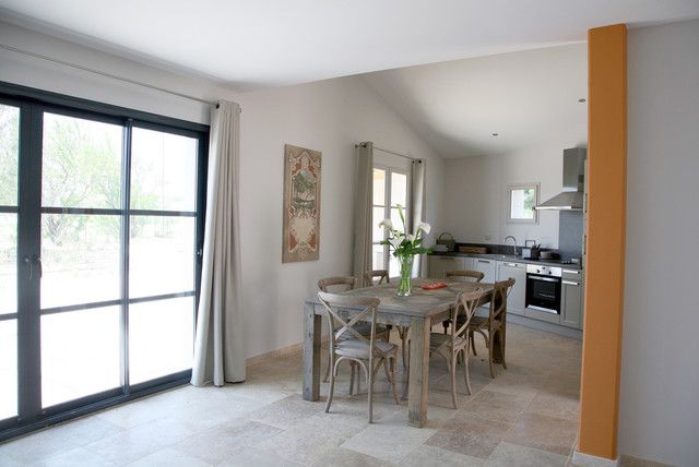 Le Clos Saint Benoit transitional-dining-room