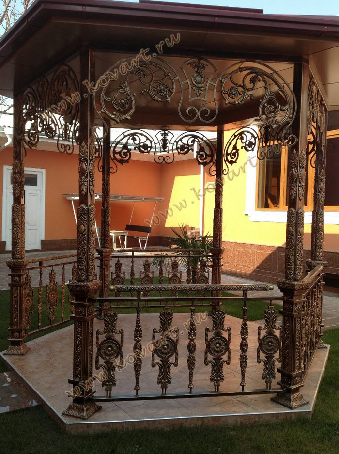 Кованые беседки