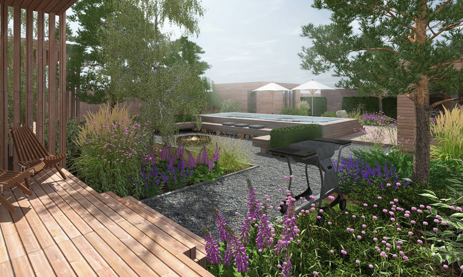 Вид с террасы