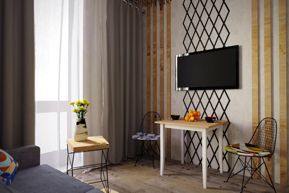 Геометрия из бруса на стене