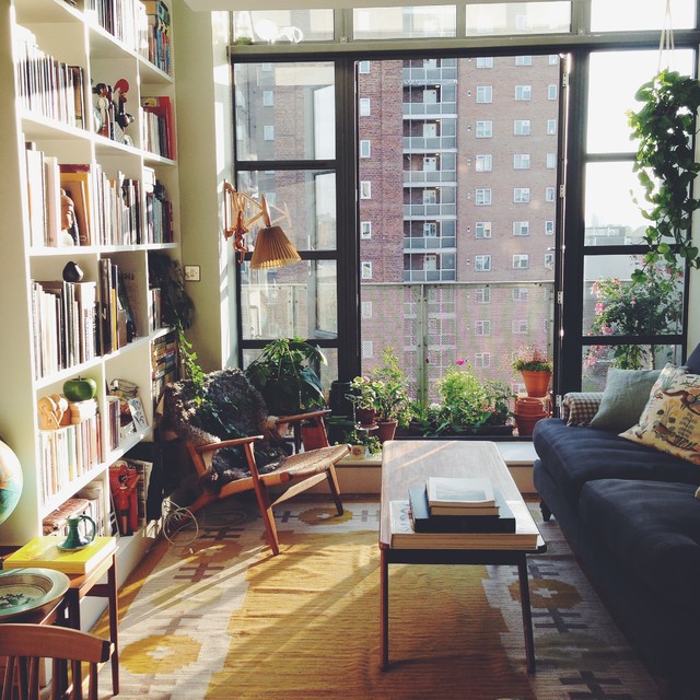 My Hackney Flat rustikt-dagligstue