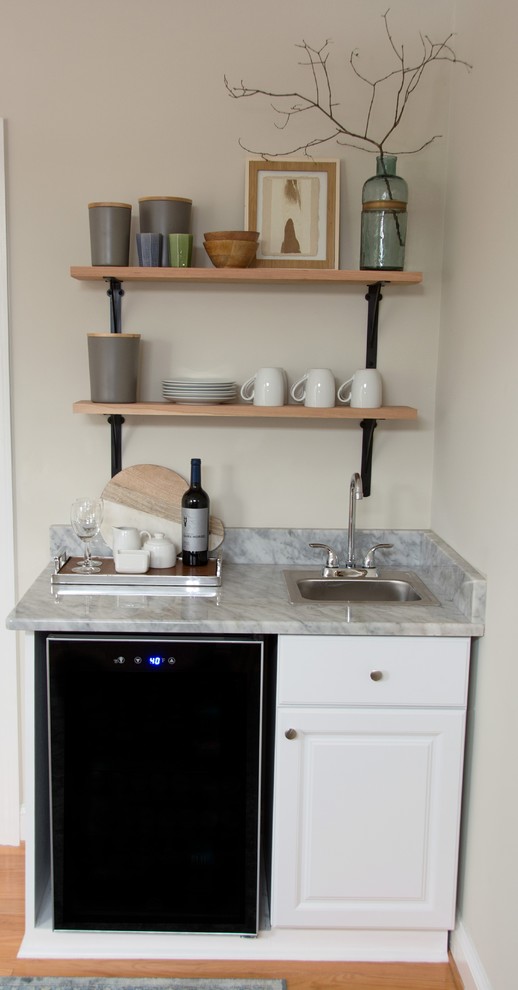 Inspiration for a transitional home design remodel in DC Metro