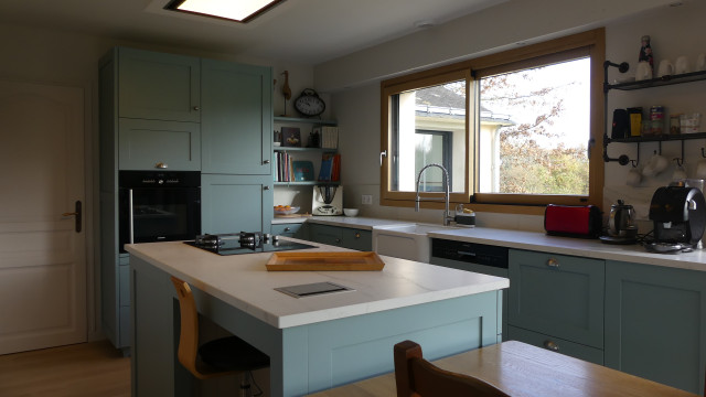 L'ilot central shabby-chic-style-kitchen