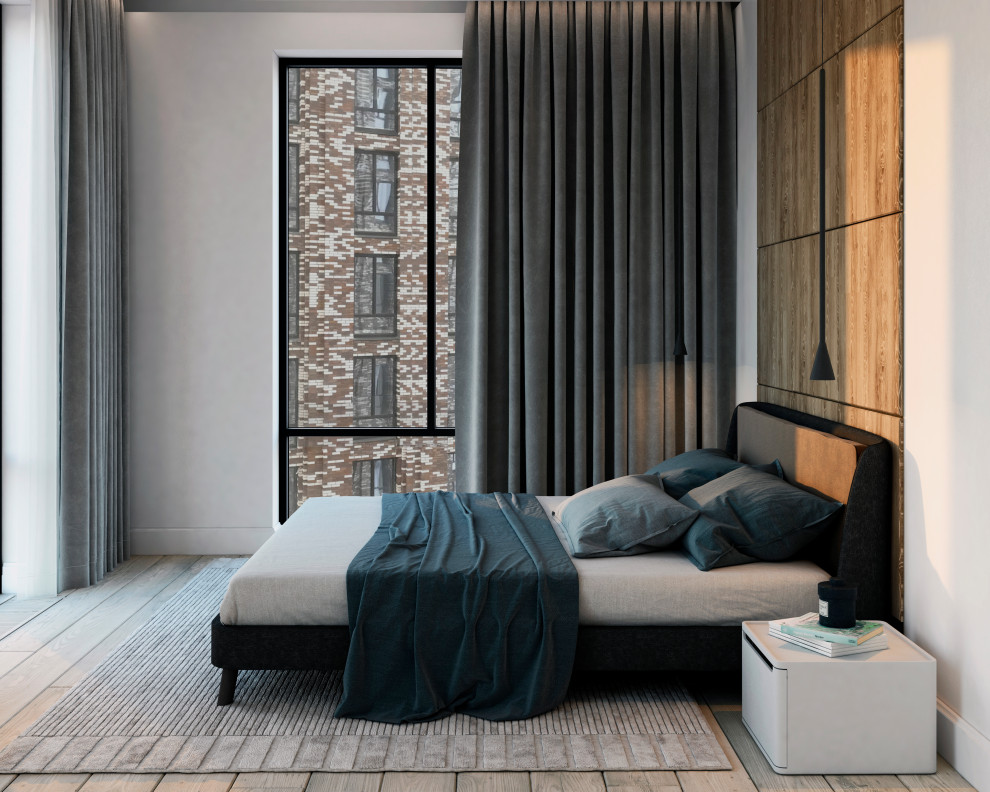 Спальня в ЖК "Пресня Сити"