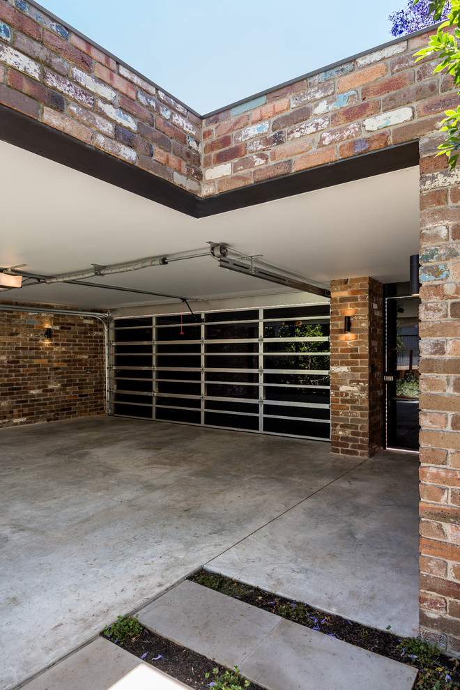 Freistehende, Mittelgroße Moderne Garage in Sydney
