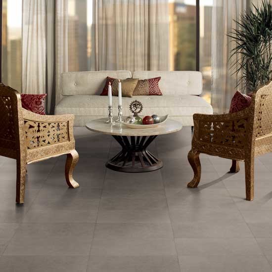 Tile eklektisk-vardagsrum