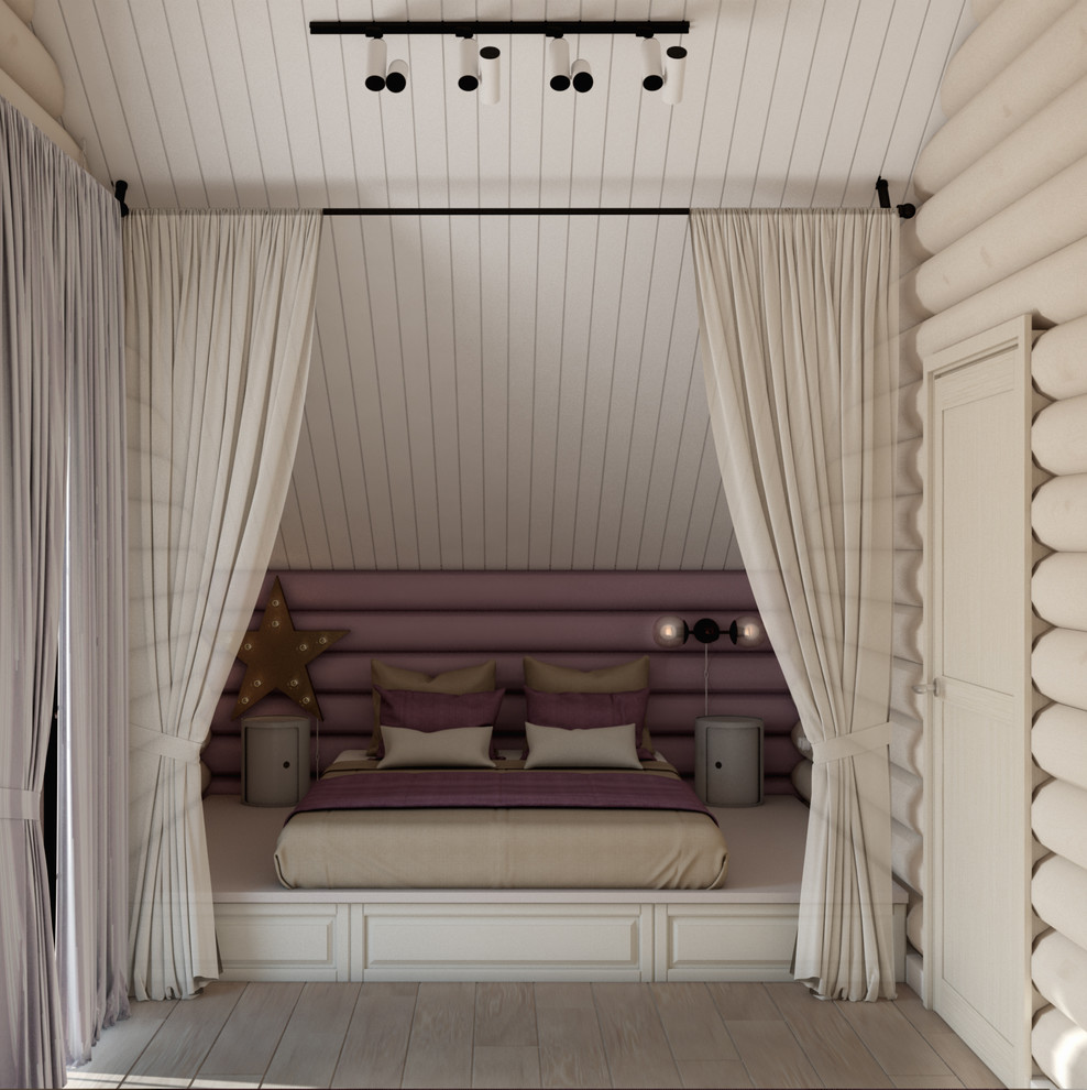 Сруб в современно-классическом стиле