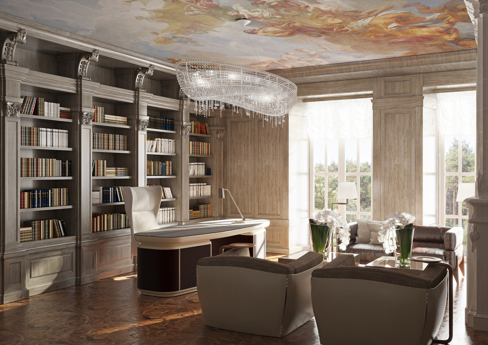 Интерьеры старинного дома 3200 кв метров в Австрии