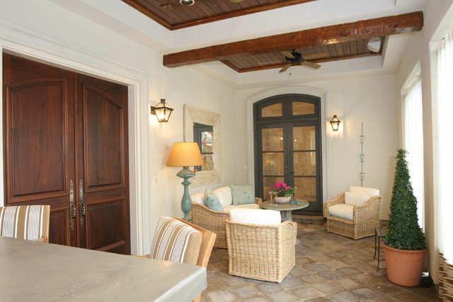 Houston transitional-patio