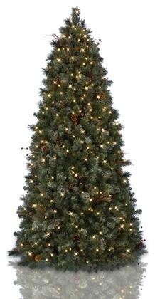 Balsam Hill Frosted Woodland Pine Pull-Up Artificial Christmas Tree