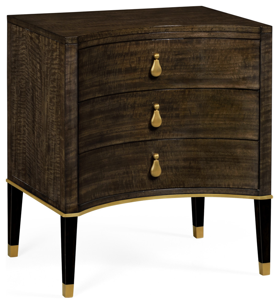 Coffee Bean Eucalyptus Small Chest Of Drawers Contemporary