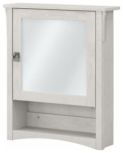 Salinas Bathroom Medicine with Mirror in Linen White