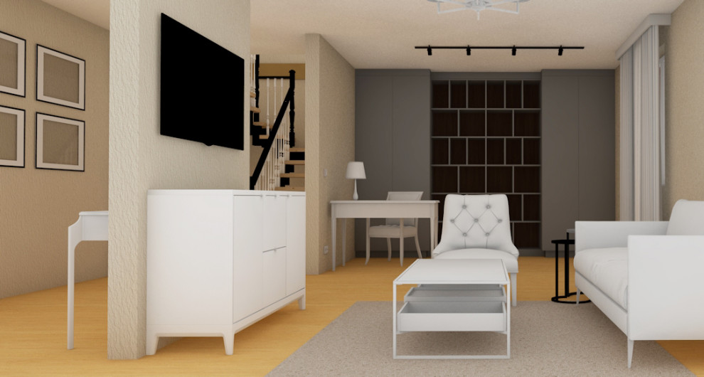 Загородный дом Ромашкино коллажи и объемы