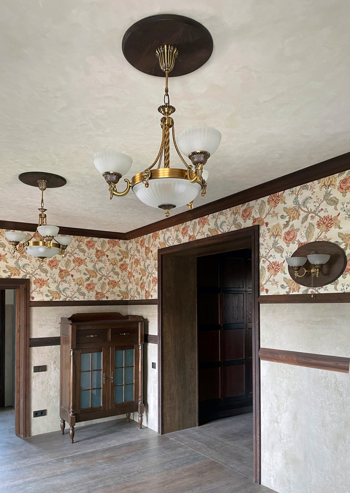 ЗАГОРОДНЫЙ ДОМ В СТИЛЕ "СТАРОЙ АНГЛИИ" _ФРАГМЕНТЫ РЕАЛИЗАЦИИ