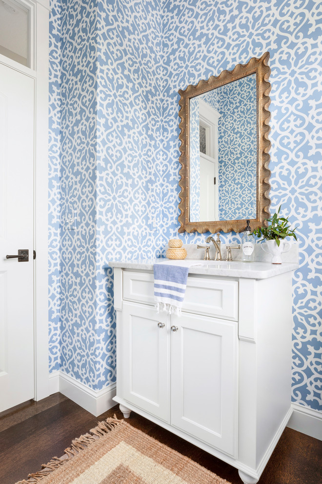 Lake Elmo Home Beach Style Powder Room Minneapolis By Bria Hammel Interiors