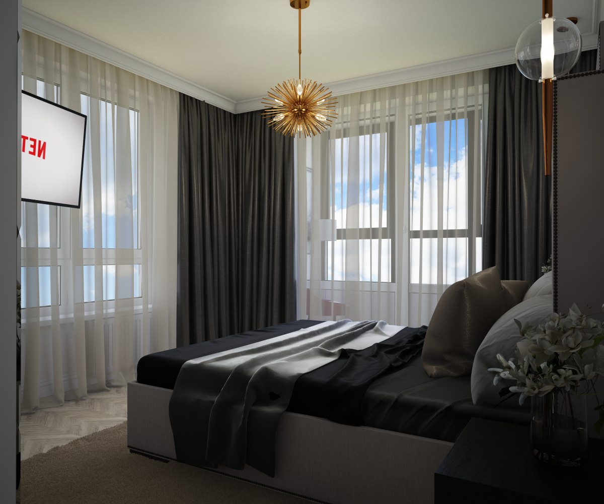 Светлая квартира в современном стиле