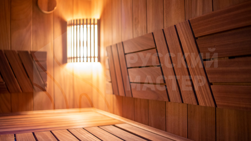 Обзор парной из экзотической и редкой древесины Фраке
