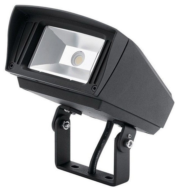 CSeries 4000K LED TrunnionMount Flood Light, Textured Black, 7