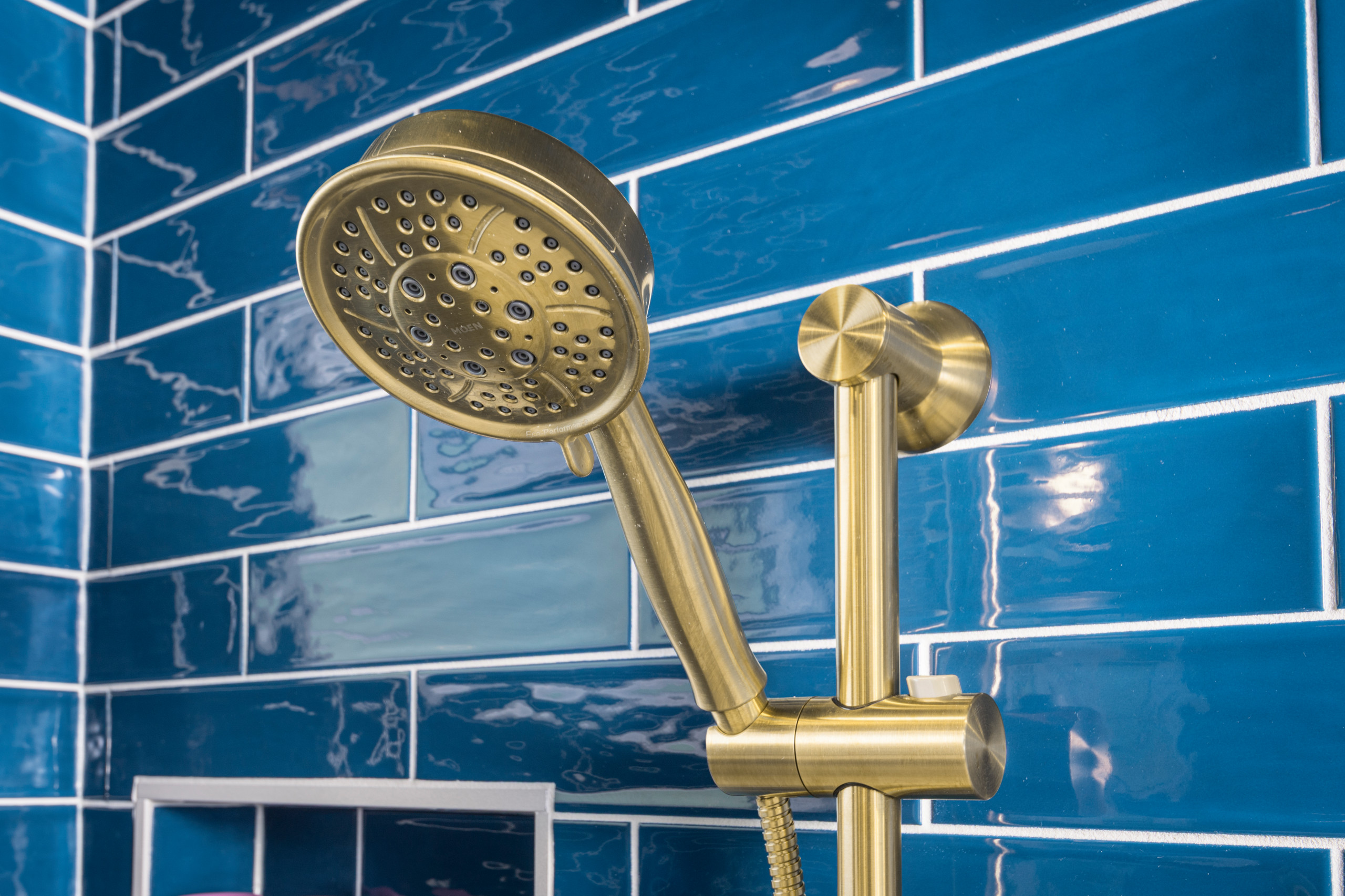 Beyond Beige - A Bold Blue Master Bath Transformation in Harrisburg, PA