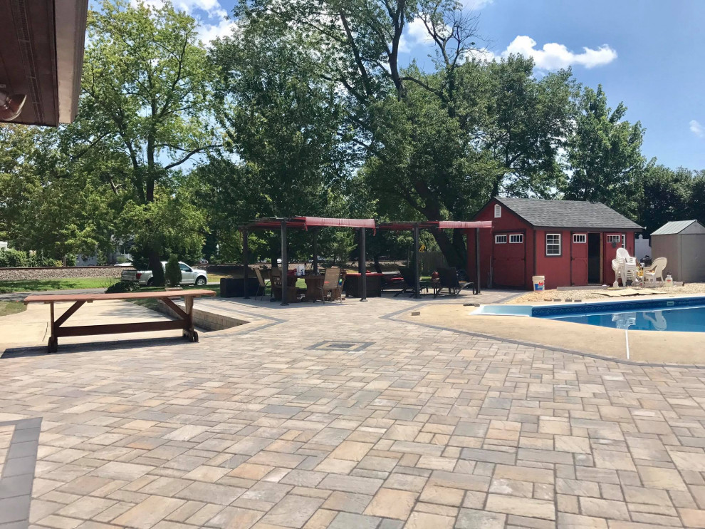 Brielle, NJ: Deck Replacement with Raised Patio