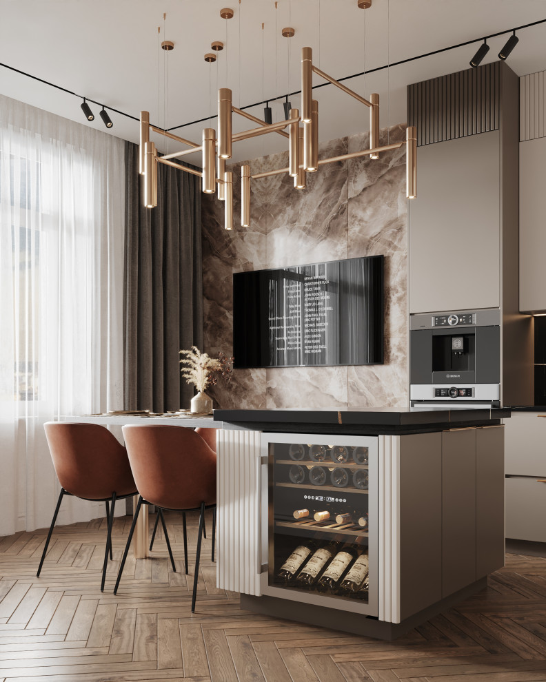 ЖК HEADLINER, дизайн-проект квартиры 102 кв.м.