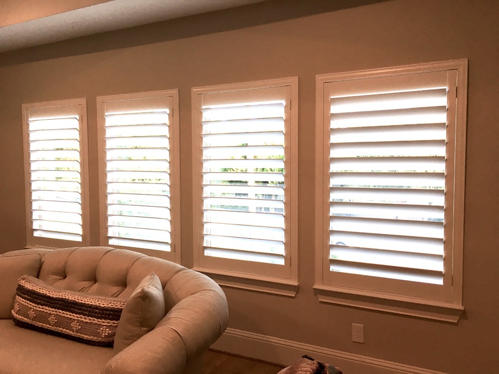 Home design - transitional home design idea in Houston