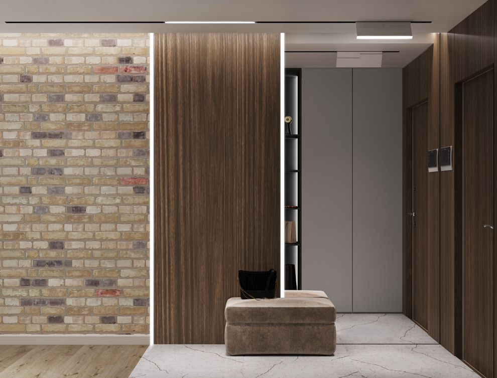 проект "Сдержанный комби на 87м2"